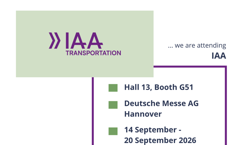 Bezoek ons op IAA Transportation 2026 - Blog